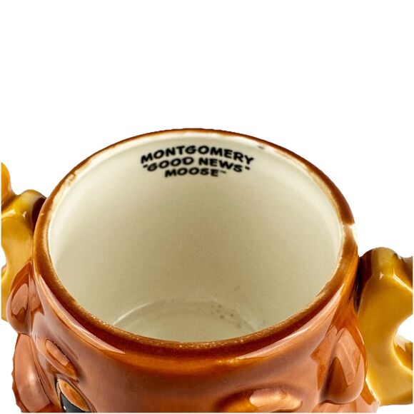 Montgomery "Good News" Moose Ceramic Mug 1984 The Get Along Gang Cartoon - Picture 3 of 12